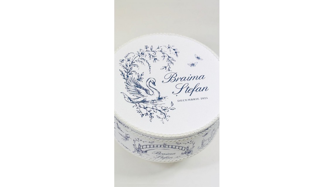 Set Prima Băiță cu nasii dupa botez Swan Lake Ritual Blând al apei pentru Băieți 14